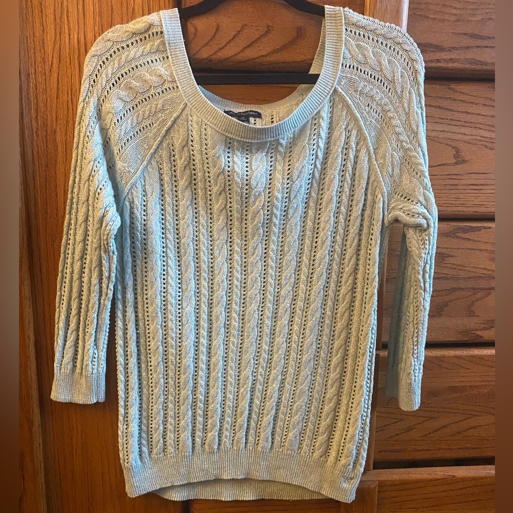Mint green American Eagle sweater
